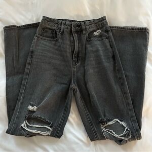 Pacsun 90s boyfriend Distressed Black Denim Jeans